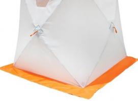 Палатка Призма Стандарт 150, 3-слойная, цвет бело-оранжевый